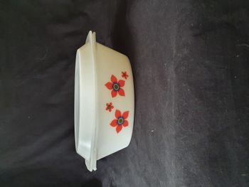 Plat four cocotte Arcopal Fleurs rouges