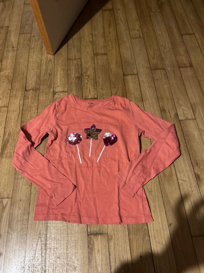 T-shirt manche longue fille 10ans