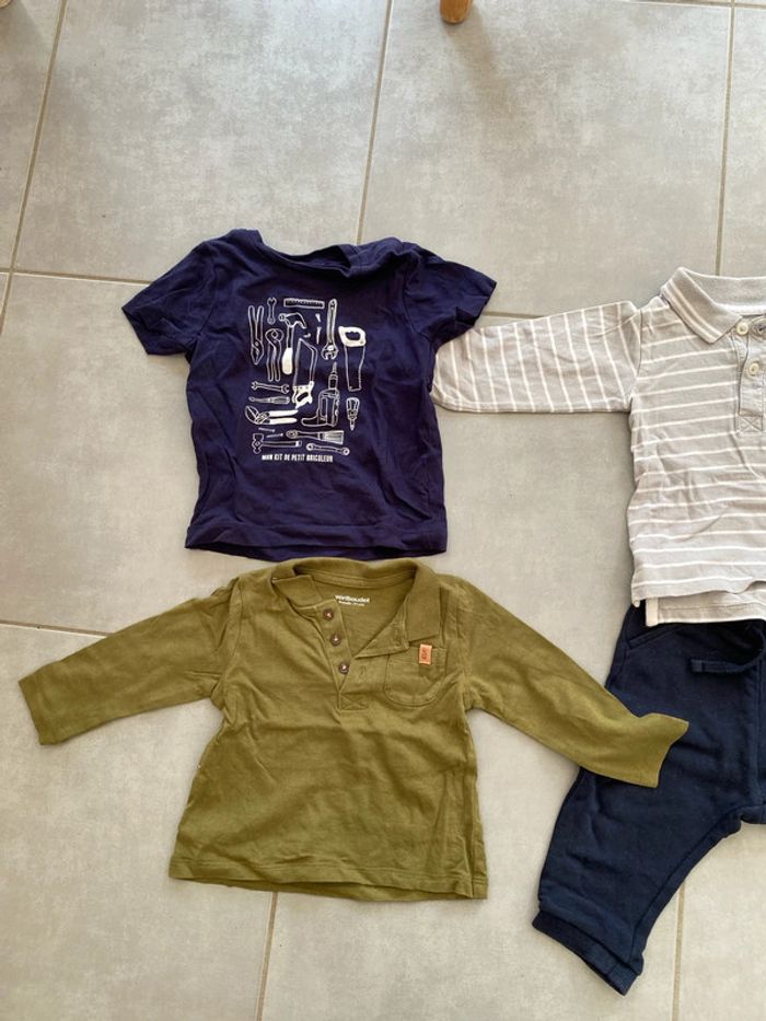 Lot vêtements automne garçon 9 mois - photo numéro 2