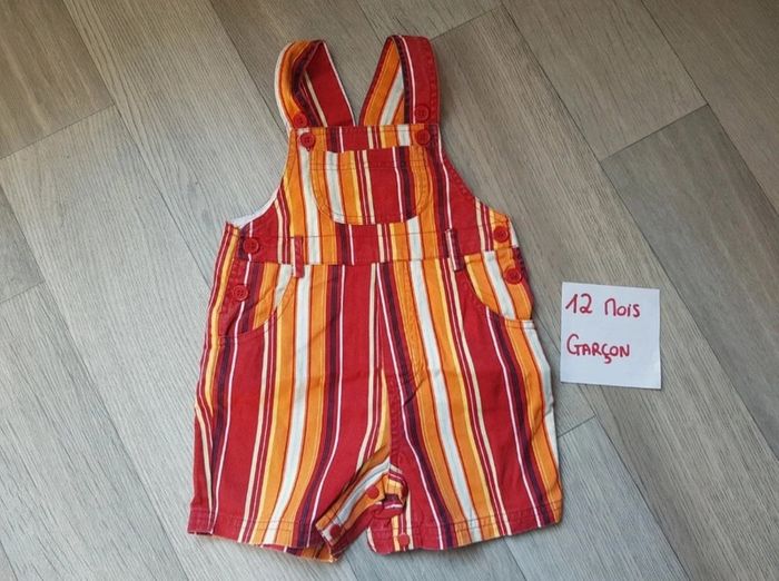 Salopette-short 12 mois