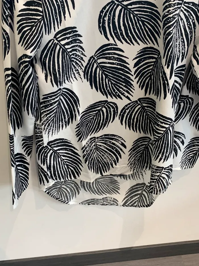 Blouse longue noir et blanche - photo numéro 3