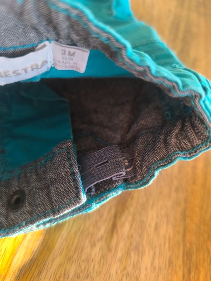 Chino bleu 3 mois garçon - photo numéro 5