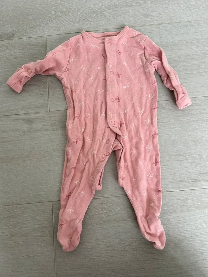 Lot pyjama avec moufles intégrées - photo numéro 3