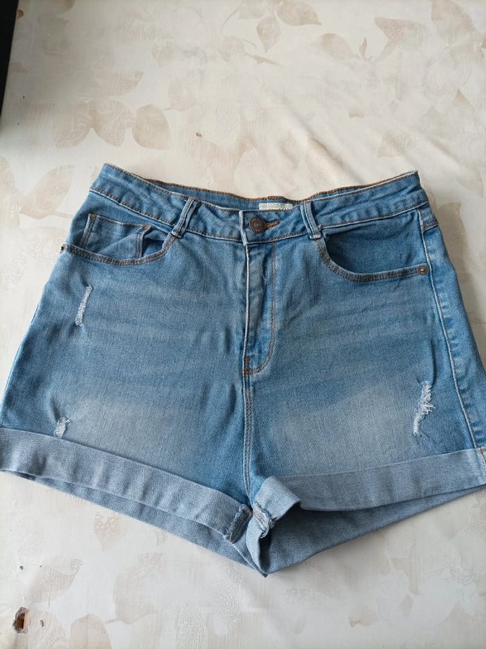 3 shorts jean femme taille 36 kiabi - photo numéro 5