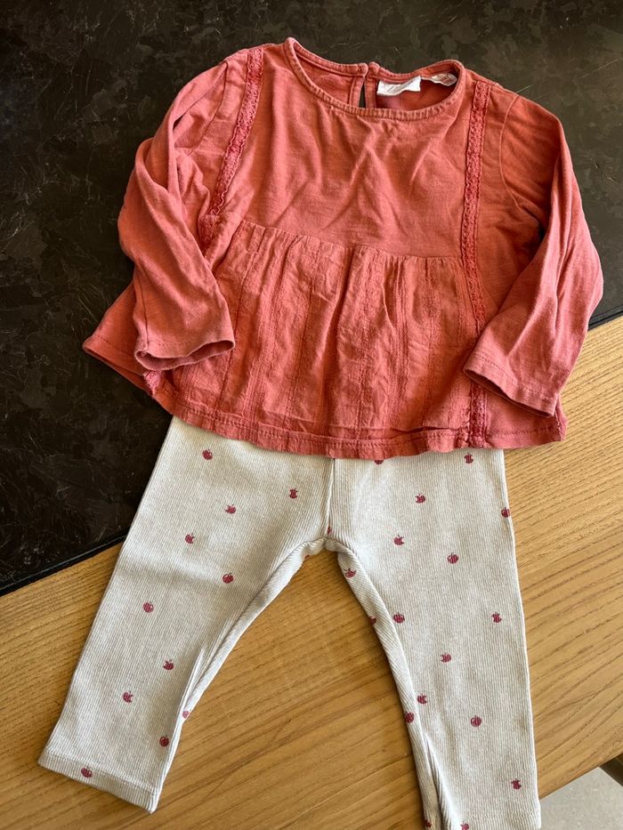 Ensemble blouse et legging Zara