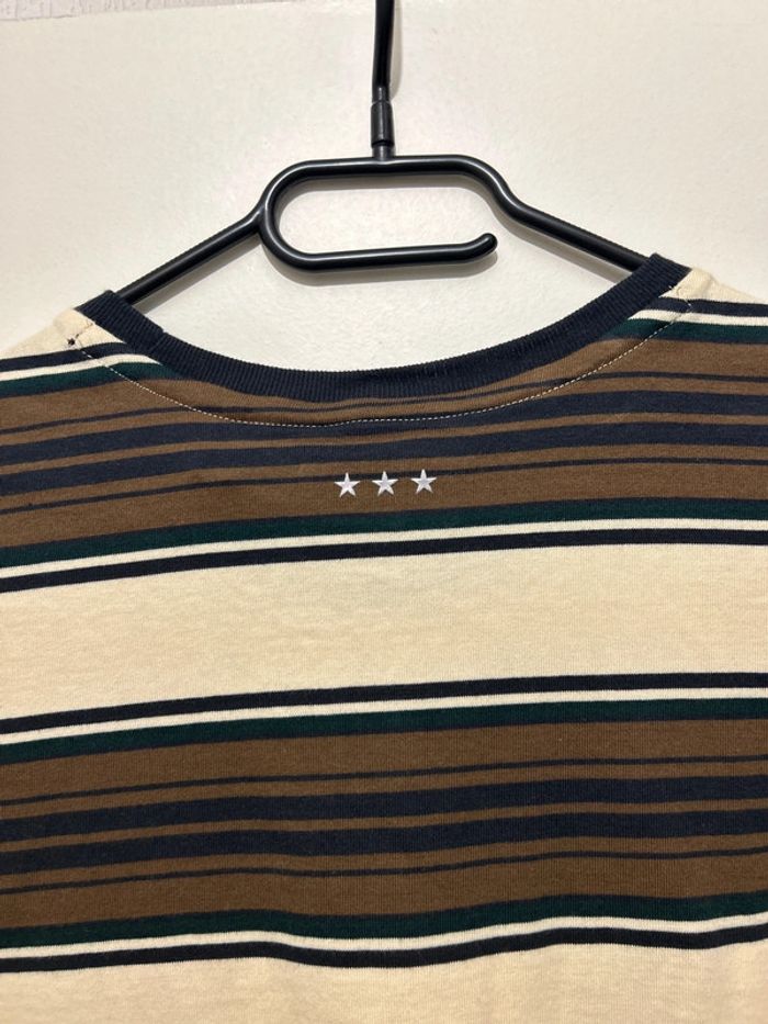 T-shirt beige à rayures Teddy Smith High Life 16ans (S) - photo numéro 4