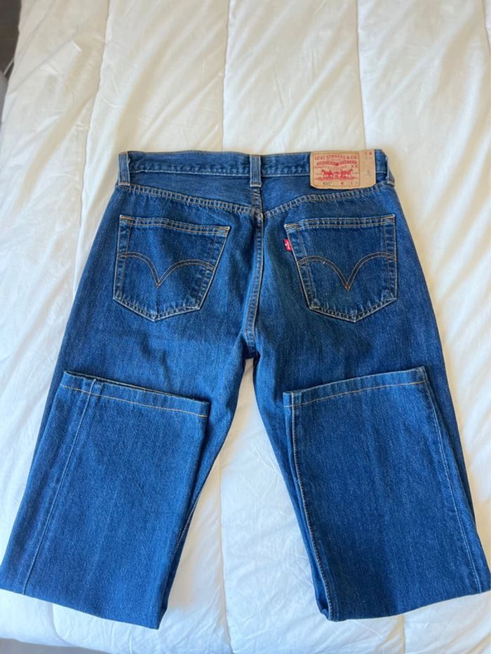 Jean 501 Levi’s Jambes Larges Bleu Brut W33 L36 - photo numéro 2