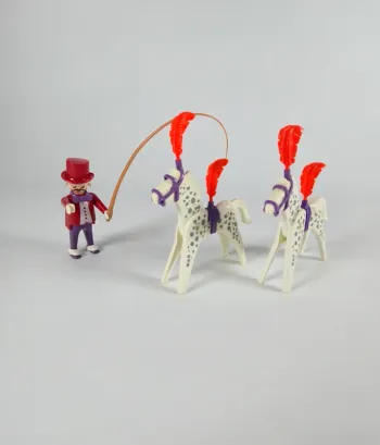 Playmobil Dresseur avec ses chevaux