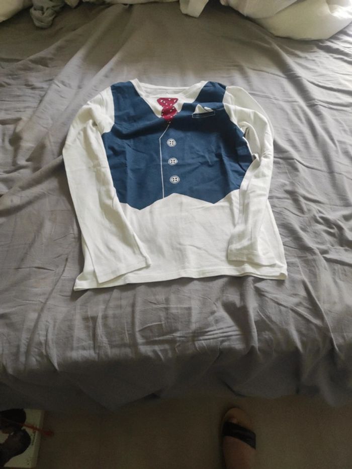 Tee shirt enfant garçon manche longue tex taille 9-10 ans