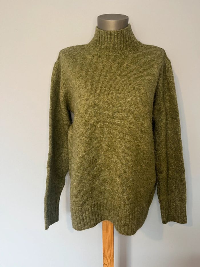 Pull Vert Kaki Mustang – Taille L 🍂