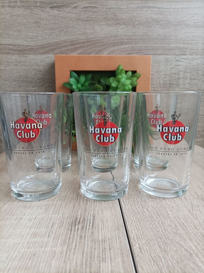 Lot 6 verres havana club