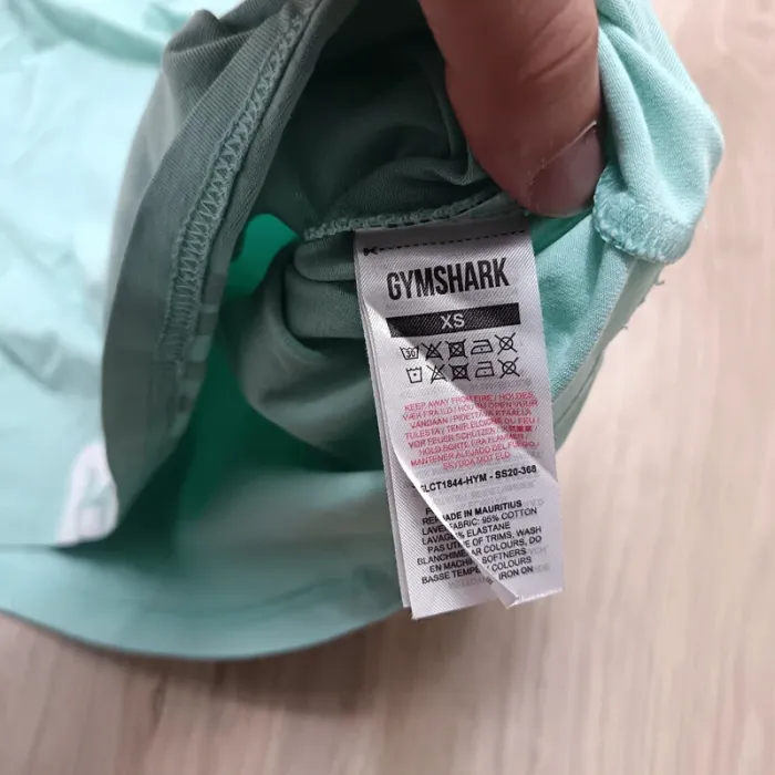 Teeshirt gymshark femme XS vert clair - photo numéro 5