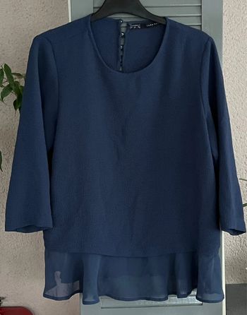 tunique bi matière fantaisie