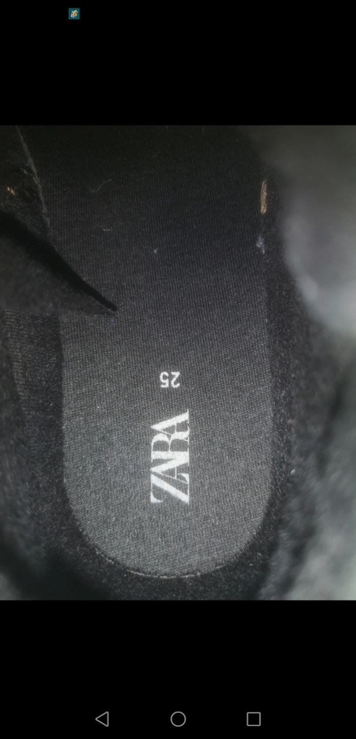 Bottines zara brune pointure 25 - photo numéro 7