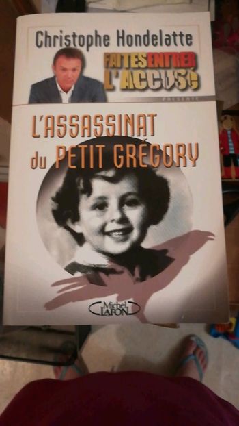 Livre sur l'assassinat du petit Gregory