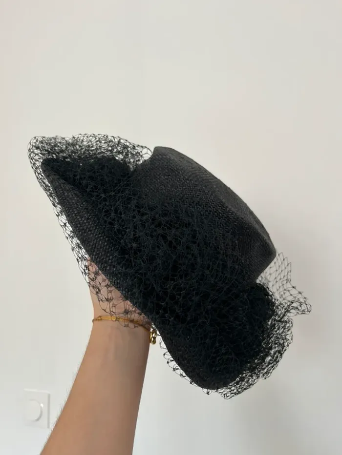 Chapeau élégant noir - photo numéro 2