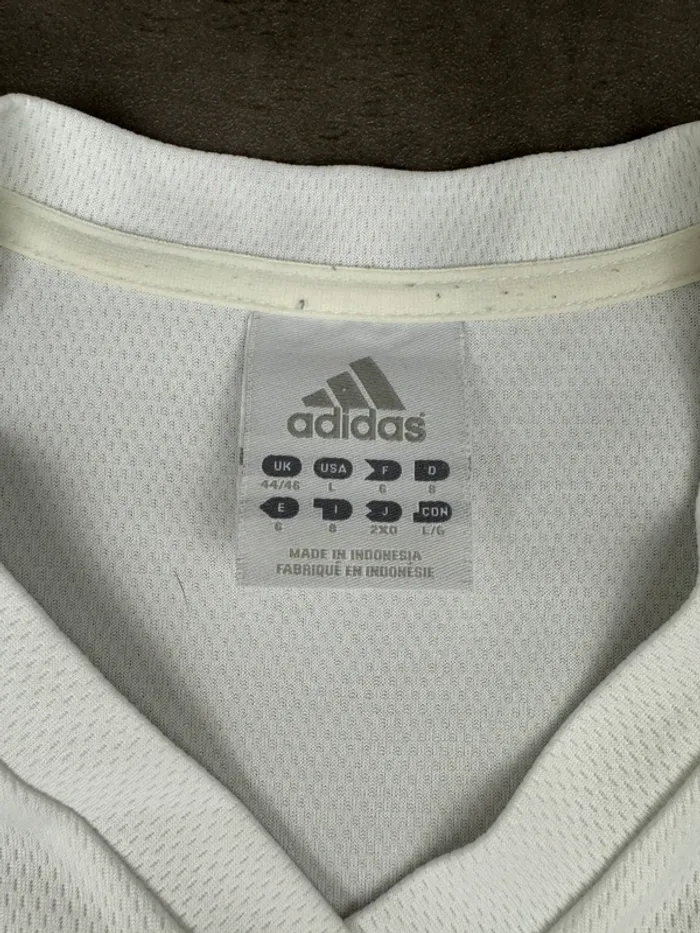 T-shirt Adidas Vintage 00’s Blanc Taille L - photo numéro 6