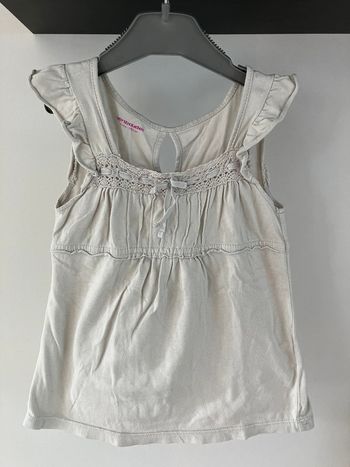 Débardeur gris très clair Vert baudet 4 ans