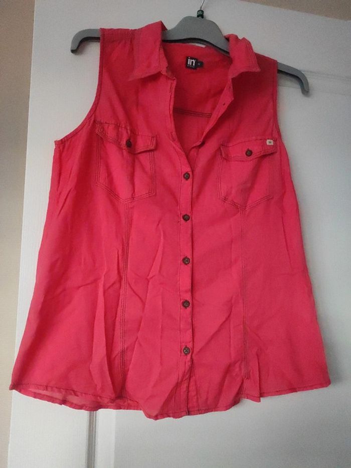 Chemise sans manches