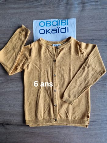 Gilet okaidi 6 ans