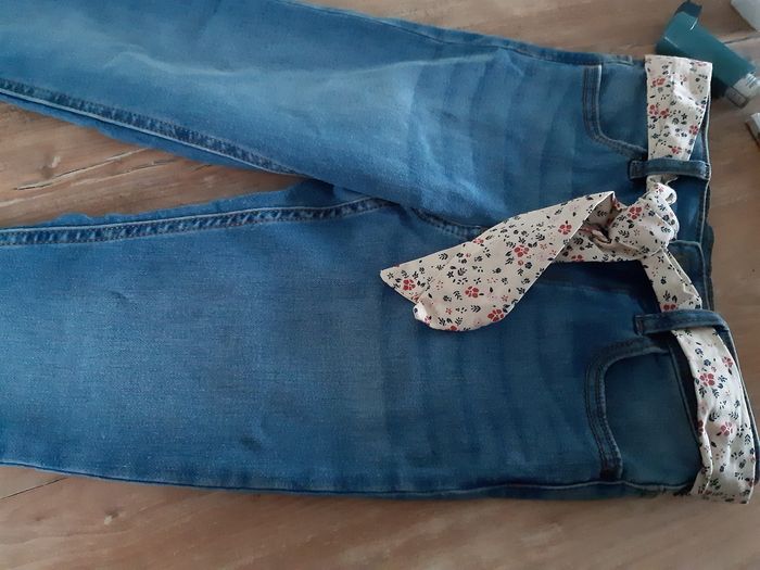 Pantalon jean slip taille 10 ans - photo numéro 2