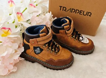 Bottes Bottines Scratch Élastique Zip Enfilage Facile Trappeur T26
