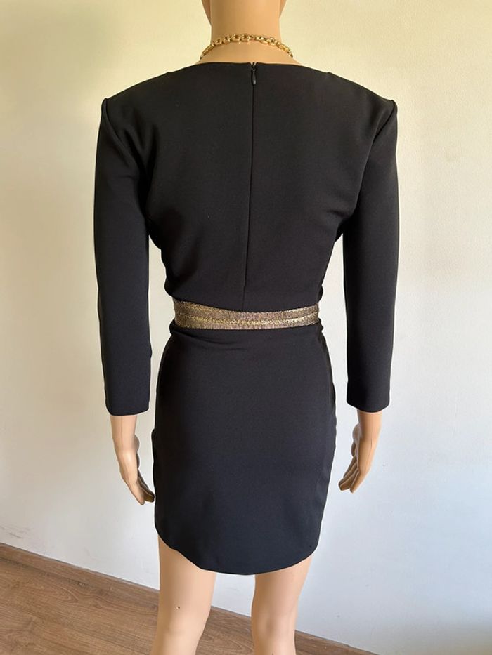 Robe noire et dorée Astrid Black Label taille M jamais portée - photo numéro 7