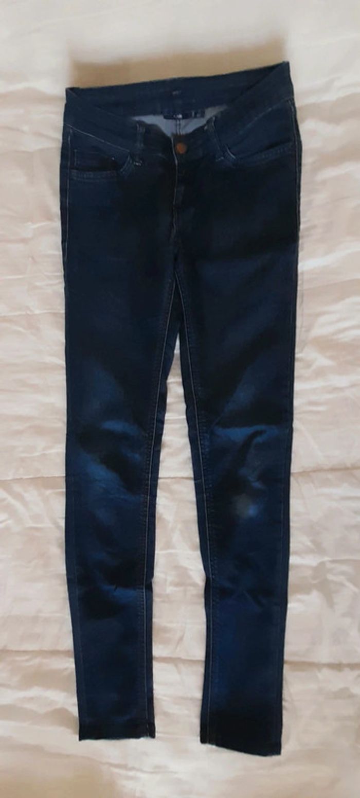 Jean skinny bleu kiabi - photo numéro 4