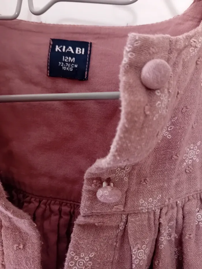 Robe courte toutes saisons en gaze de coton - photo numéro 6