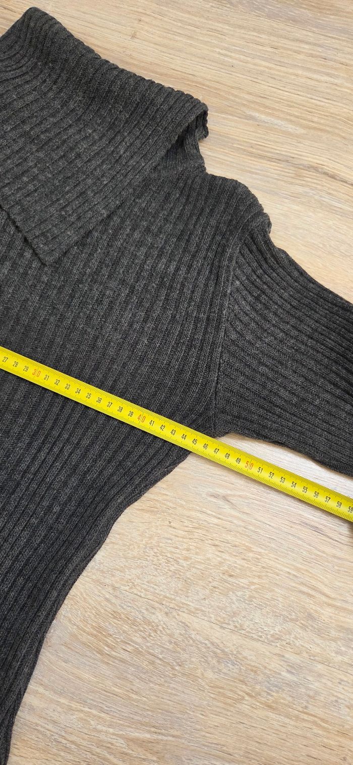 Robe hiver Promod taille 38 grise en très bon état - photo numéro 6