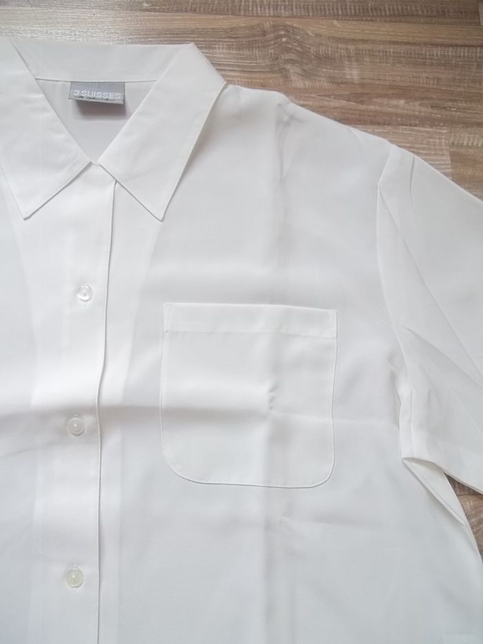Chemisier blanc poche 3 Suisses 42/44 - photo numéro 2