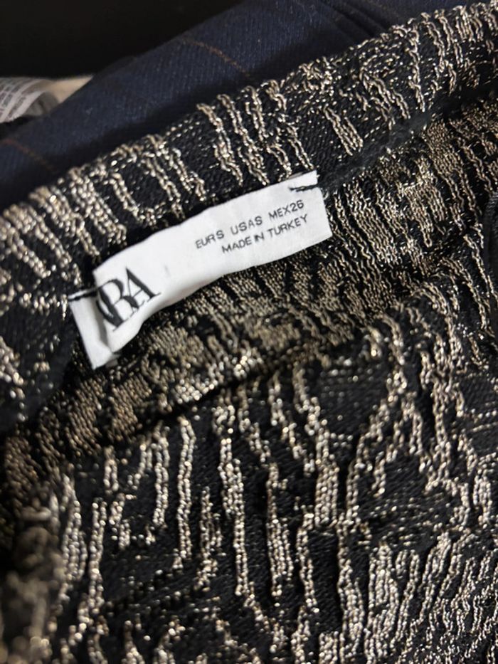 Robe chic Zara noir et argenté taille S neuve - photo numéro 8