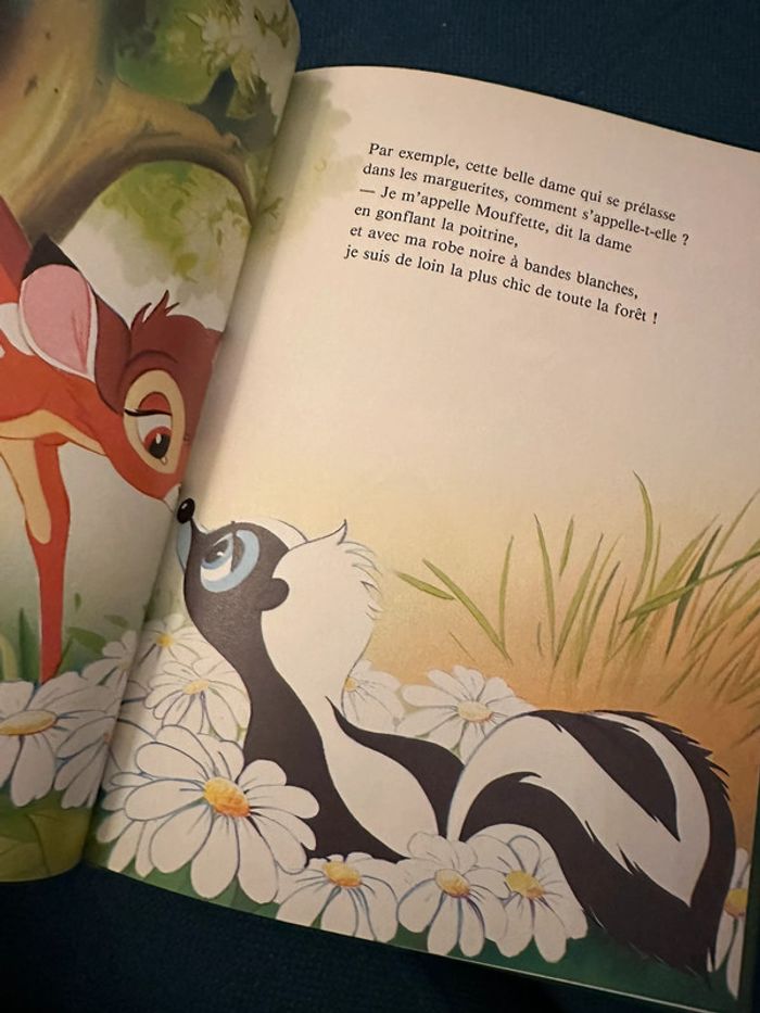 Livre ancien album Le monde merveilleux de Bambi Walt Disney Nathan - photo numéro 5