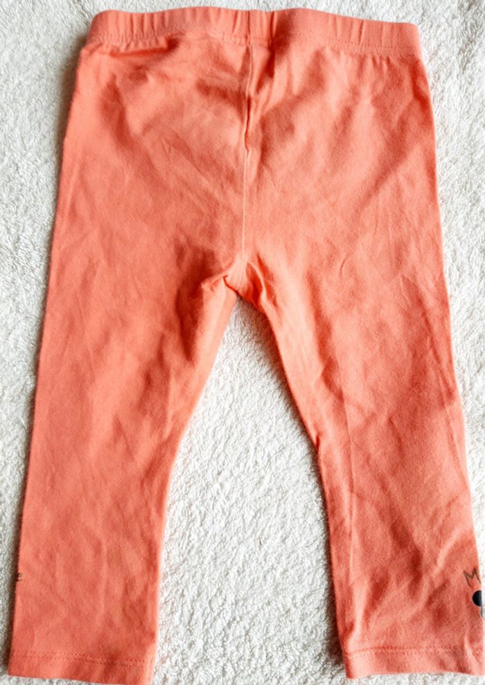 Legging fille couleur corail -18-24 mois Minnie - Disney - photo numéro 4