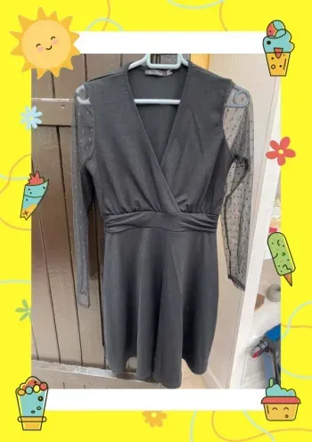 Robe patineuse boohoo L 40 cache coeur