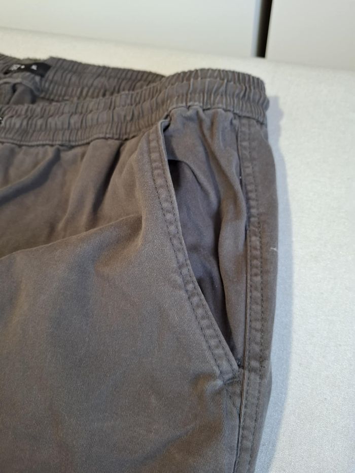 Joli pantalon homme Tex XL large toile gris foncé très bon état - photo numéro 5
