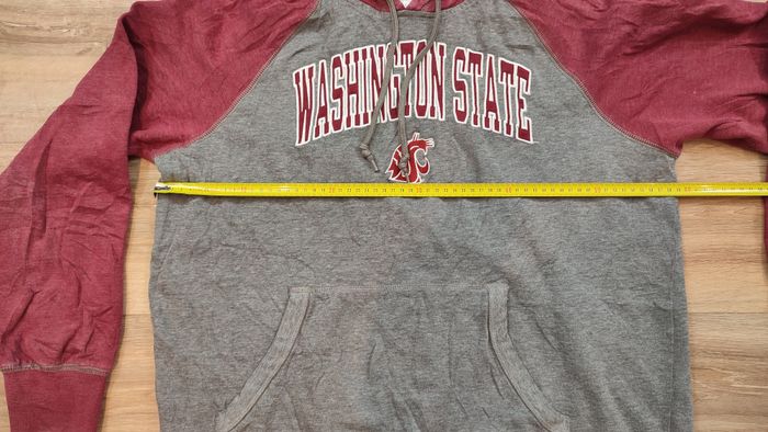 Vêtement Homme Sweatshirts Sweats pull à capuche rouge et gris Champion taille XL #Retrostreet - photo numéro 6