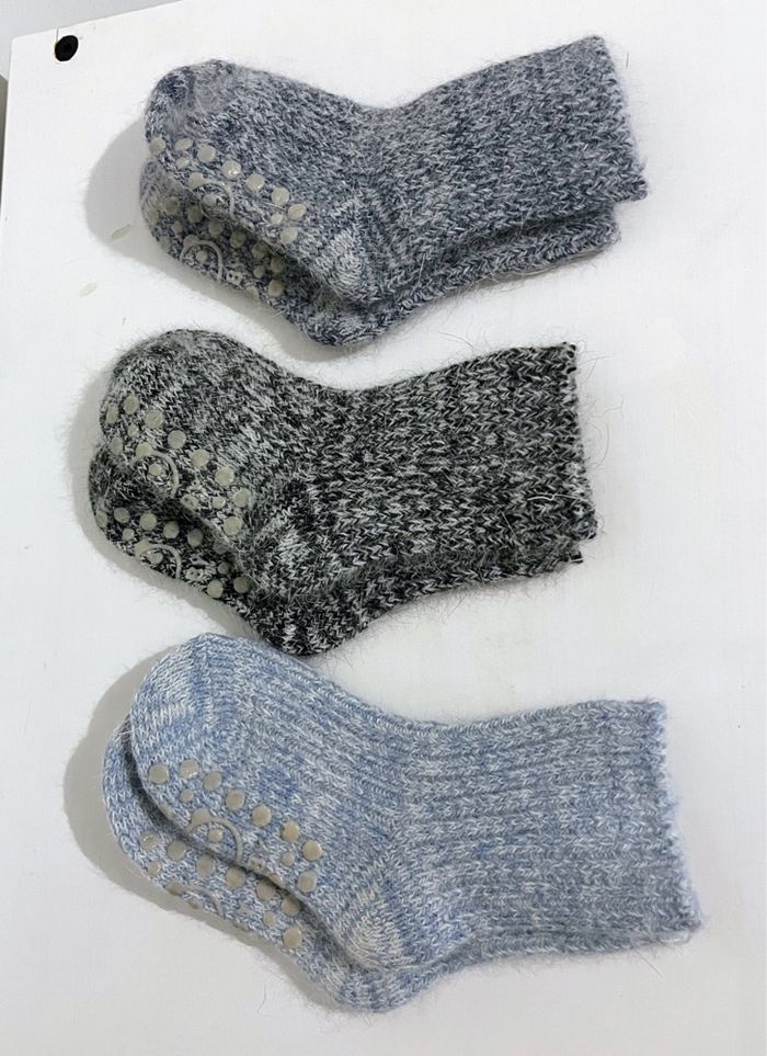 Lot de 3 paires de chaussettes en laine T19-21