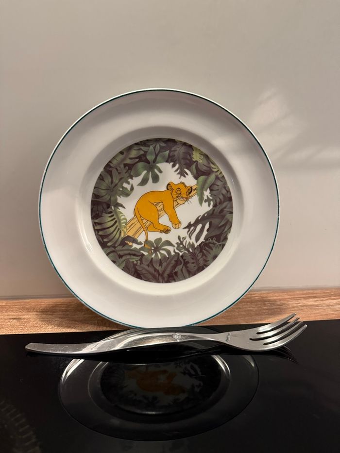 Assiette porcelaine Roi Lion - photo numéro 4