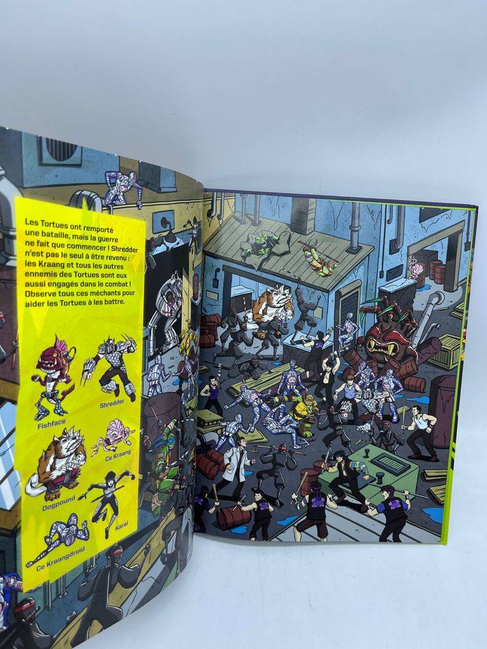 livre Cherche et trouve  Les tortues Ninja teenages mutan ninja turtles Neuf - photo numéro 5