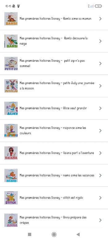 Lot Disney mes premières histoires 