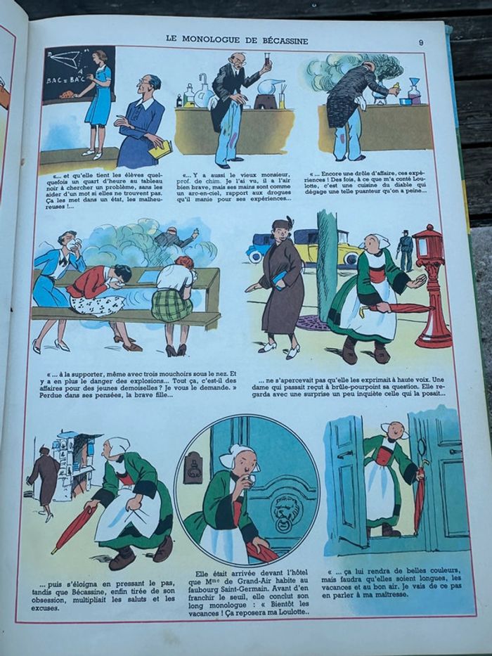 Livre ancien album Bécassine en roulotte éditions Gautier Languereau vintage 1955 - photo numéro 6