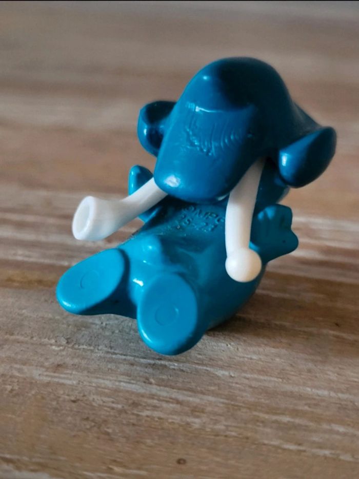 Lot de 2 figurines Kinder gnomes bleus painty ten calendrier de l'avent Noël piñata anniversaire - photo numéro 3