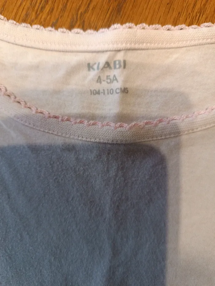 T-shirt rose pâle Kiabi 4A - photo numéro 3