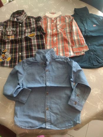 Lot de 4 chemises