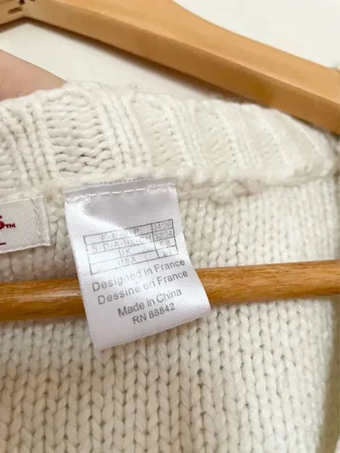 Robe pull blanche edeis - photo numéro 6