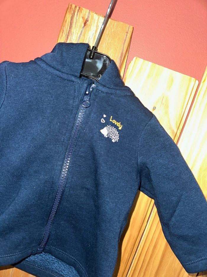 Gilet Zip Capuche 3 mois - photo numéro 2
