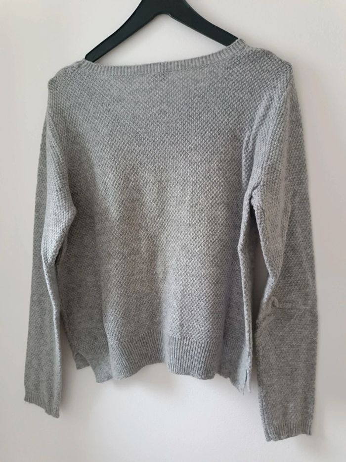 Pull gris strass - neuf sans étiquette - photo numéro 4