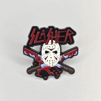 Pin's SLASHER SLAYER CINEMA FILM MUSIQUE TRASH METAL 