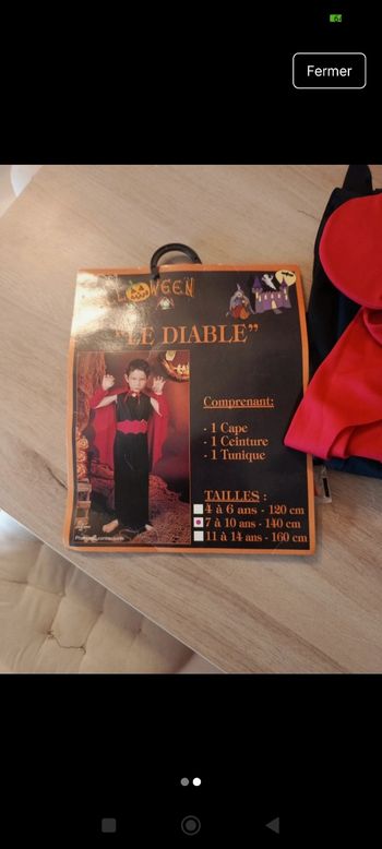 Costume enfant